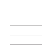 824 - SR-A3 Label Size 280mm x 80mm - 4 labels per sheet