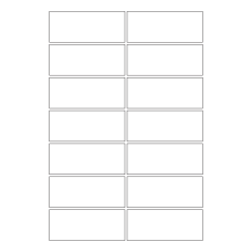 30032 - Label Size 135mm x 55mm - 14 label(s) per sheet 