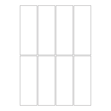 30034 - Label Size 69mm x 200mm - 8 label(s) per sheet 
