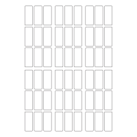 30037 - SR-A3 Label Size 25.75mm x 63mm - 54 labels per sheet