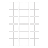 30038 - SR-A3 Label Size 43mm x 64mm - 36 labels per sheet