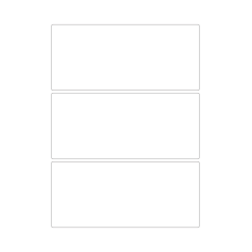 30040 - Label Size 246mm x 110mm - 3 label(s) per sheet 