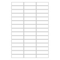 30044 - SR-A3 Label Size 90mm x 25mm - 45 labels per sheet