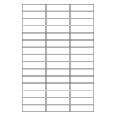 30044 - Label Size 90mm x 25mm - 45 label(s) per sheet 