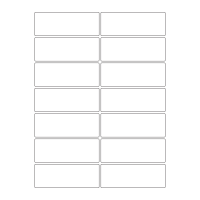30050 - A3 Label Size 145mm x 53mm - 14 labels per sheet