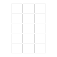 30059 - SR-A3 Label Size 88mm x 75mm - 15 labels per sheet