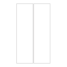 30060 - Label Size 111mm x 402mm - 2 label(s) per sheet 