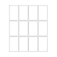 30068 - A3 Label Size 67mm x 110mm - 12 labels per sheet