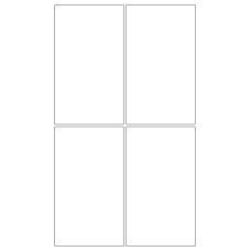 30070 - Label Size 125mm x 215mm - 4 label(s) per sheet 