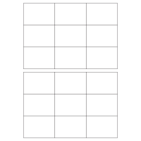 30075 - SR-A3 Label Size 100mm x 70mm - 18 labels per sheet