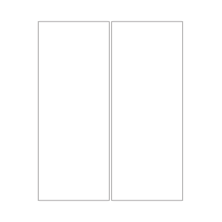 30078 - SR-A3 Label Size 145mm x 364.5mm - 2 labels per sheet
