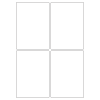 30079 - SR-A3 Label Size 148mm x 210mm - 4 labels per sheet