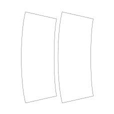 30084 - Label Size 139.698mm x 359.506mm - 2 label(s) per sheet 