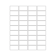 30087 - Label Size 65mm x 44mm - 36 label(s) per sheet 