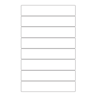 30089 - A3 Label Size 235mm x 45mm - 8 labels per sheet
