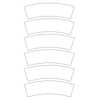 30090 - SR-A3 Label Size 225.52mm x 72.52mm - 6 labels per sheet