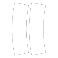 30092 - SR-A3 Label Size 128.317mm x 409.842mm - 2 labels per sheet