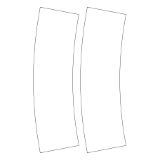 30092 - Label Size 128.317mm x 409.842mm - 2 label(s) per sheet 