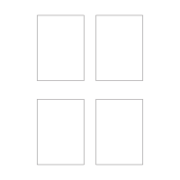 30099 - SR-A3 Label Size 117mm x 163mm - 4 labels per sheet