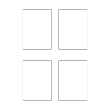 30099 - Label Size 117mm x 163mm - 4 label(s) per sheet 