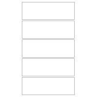 30100 - SR-A3 Label Size 228mm x 76.5mm - 5 labels per sheet