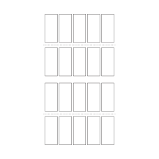30103 - Label Size 35mm x 80mm - 20 label(s) per sheet 