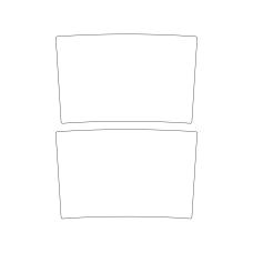 30104 - Label Size 252mm x 159mm - 2 label(s) per sheet 