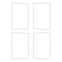 30109 - SR-A3 Label Size 122mm x 195mm - 4 labels per sheet