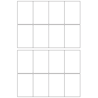 30113 - SR-A3 Label Size 67.7mm x 99.1mm - 16 labels per sheet