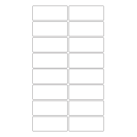 30116 - SR-A3 Label Size 115mm x 48mm - 16 labels per sheet