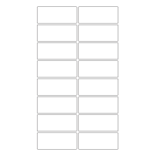 30116 - Label Size 115mm x 48mm - 16 label(s) per sheet 