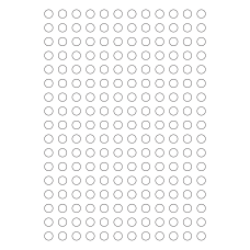 30123 - Label Size 15mm dia - 204 label(s) per sheet 