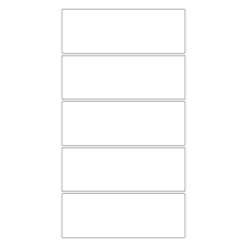 30124 - Label Size 225mm x 80mm - 5 label(s) per sheet 