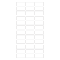 30126 - SR-A3 Label Size 64mm x 29mm - 36 labels per sheet