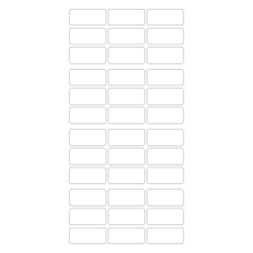 30126 - Label Size 64mm x 29mm - 36 label(s) per sheet 