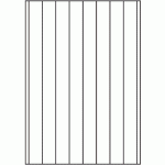 806 - Back Slit parallel to Long Edge - 9 slits, 35mm apart