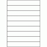 812 - Back Slit parallel to Short Edge - 8 slits, 50.1mm apart