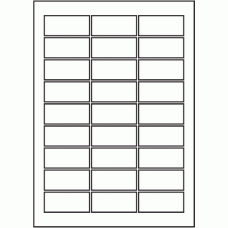 830 - SR-A3 Label Size 90mm x 40mm - 27 labels per sheet 