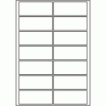 831 - A3 Label Size 135mm x 55mm - 14 labels per sheet