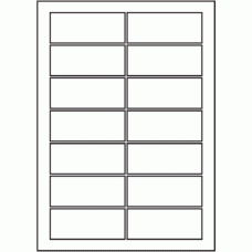 832 - SR-A3 Label Size 135mm x 55mm - 14 labels per sheet 