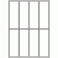 833 - A3 Label Size 200mm x 69mm - 8 labels per sheet