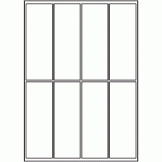 833 - A3 Label Size 200mm x 69mm - 8 labels per sheet 