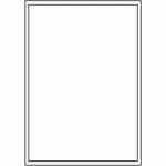 835 - A3 Label Size 280mm x 400mm - 1 labels per sheet