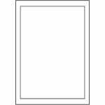 836 - SR-A3 Label Size 280mm x 400mm - 1 labels per sheet