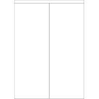 40012 - Label Size 105mm x 285.2mm - 2 label(s) per sheet