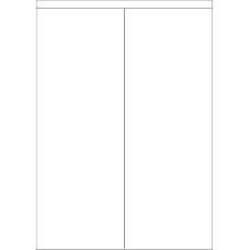 40012 - Label Size 105mm x 285.2mm - 2 label(s) per sheet 