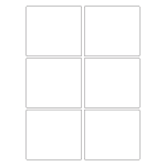 40018 - Label Size 99mm x 89mm - 6 label(s) per sheet