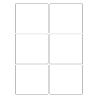 40018 - Label Size 99mm x 89mm - 6 label(s) per sheet