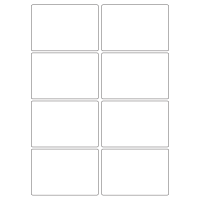 40019 - Label Size 99mm x 68mm - 8 label(s) per sheet