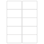 40020 - Label Size 99mm x 56.5mm - 10 label(s) per sheet